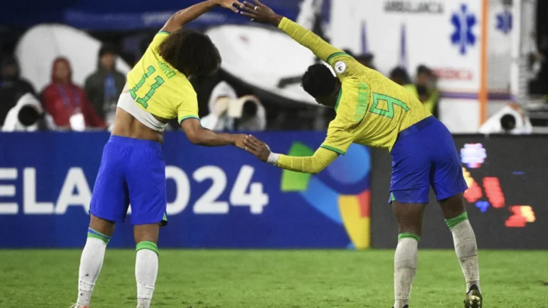 Brasil busca virada no fim e vence a Venezuela no Pré-Olímpico