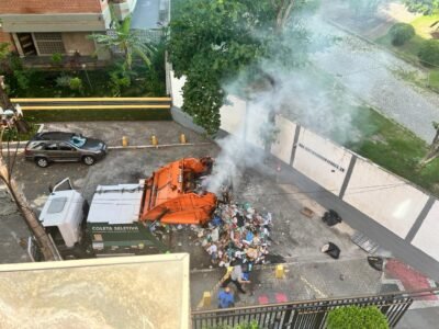 Incêndio em caminhão da Clin: descarte irregular de lixo eletrônico