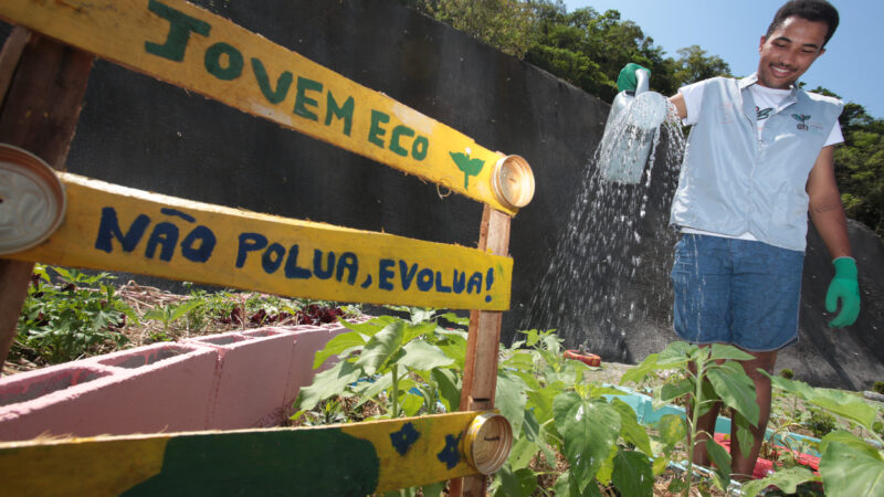 Niterói Jovem EcoSocial encerra ano letivo com reflorestamento