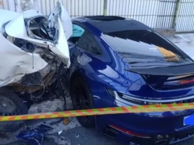 Motorista de Porsche foge após acidente fatal em São Paulo