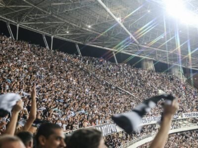 Torcedor do Botafogo agride mulher no Nilton Santos