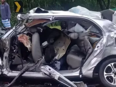 Cinco membros de família de Caxias morrem em acidente de carro