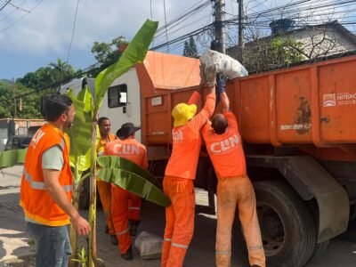 Clin realiza mutirão de limpeza na comunidade da Ciclovia em Piratininga