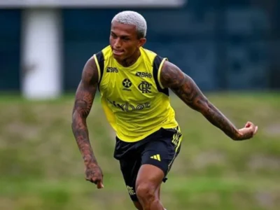 Flamengo: Wesley volta a treinar e pode jogar contra o São Paulo
