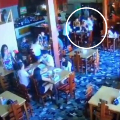 Garçom esfaqueia e mata vereador em restaurante - Vídeo