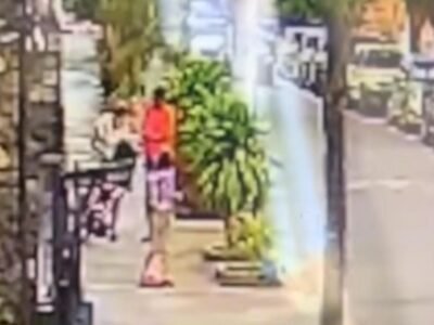 Preso covarde que roubou mulher com carrinho de bebê em Niterói - VÍDEO