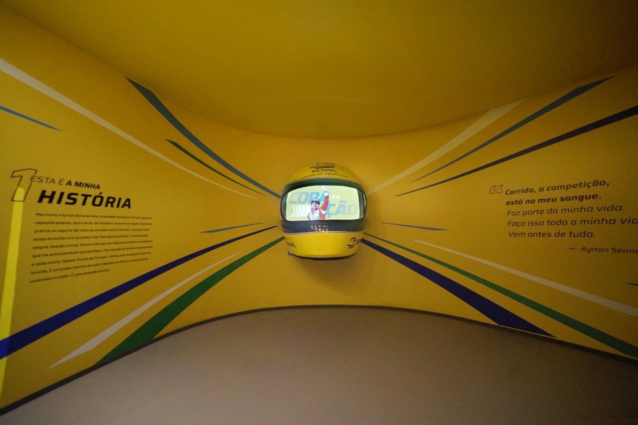 Ayrton Senna ganha exposição imersiva no Rio | YDreams/Divulgação