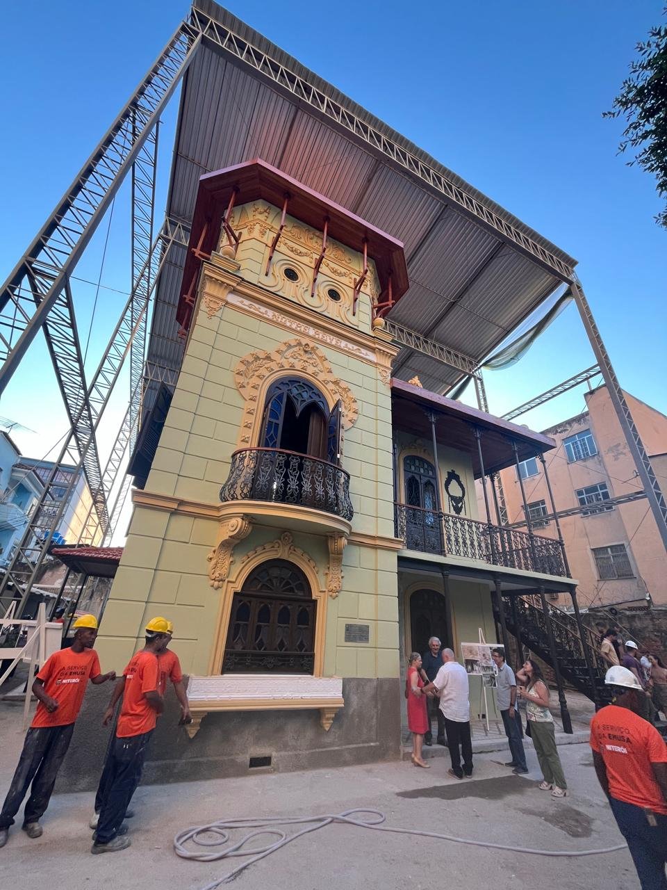 Axel visita obra que fará Niterói reviver o charme da Belle Époque | Luciana Carneiro/Prefeitura de Niterói/Divulgação