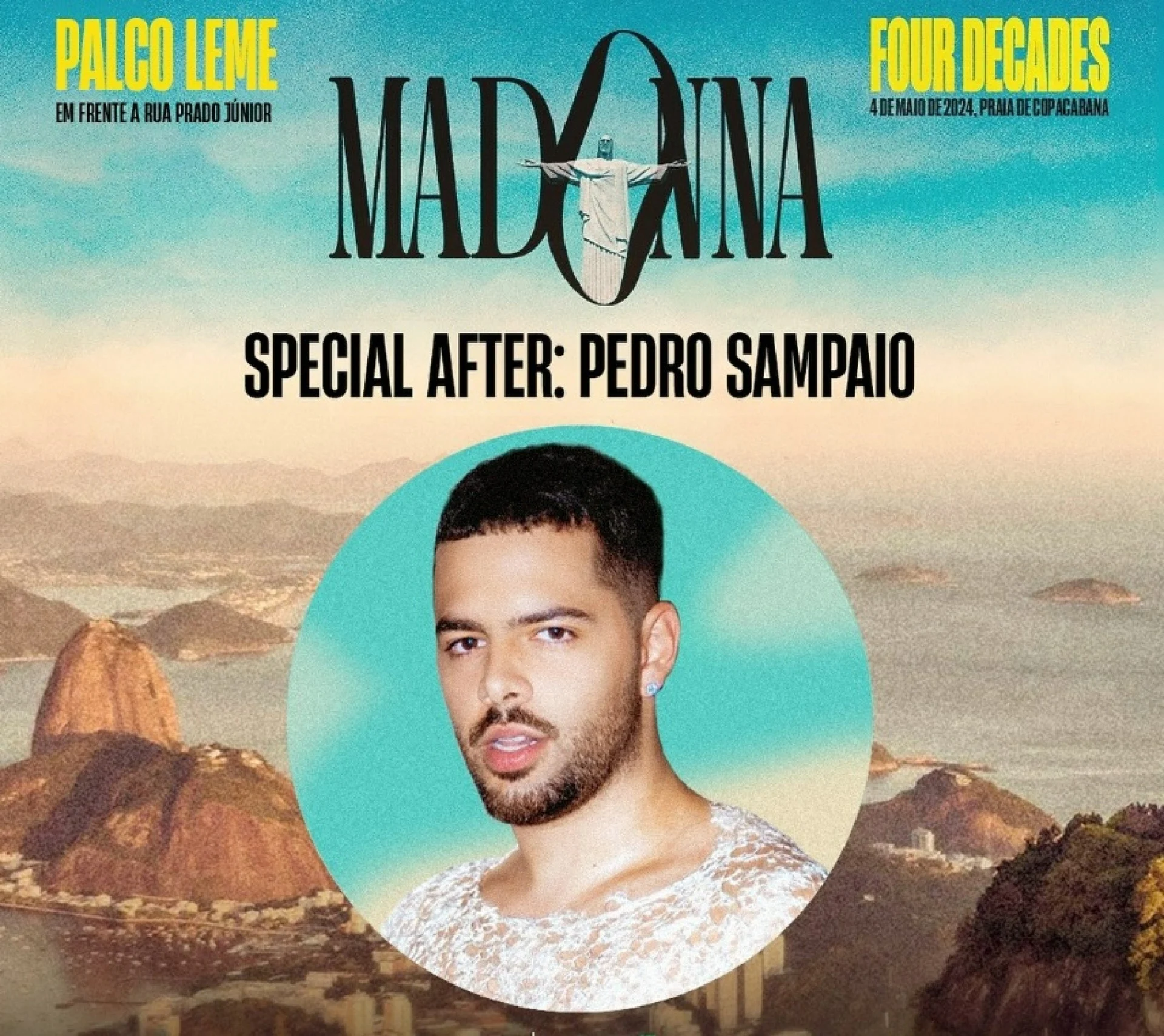 DJ Pedro Sampaio vai agitar pós-show de Madonna