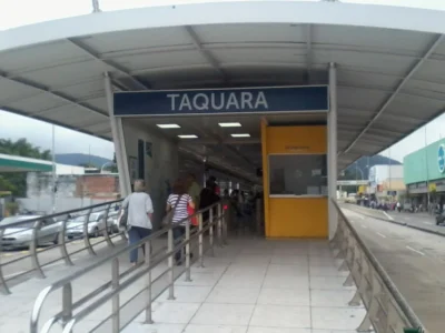 Estação do BRT Taquara fecha por 3 horas após morte de passageiro