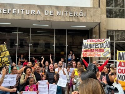 Excluídos da Moeda Arariboia fazem novo protesto na Prefeitura