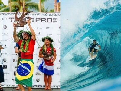 Italo Ferreira domina Teahupoo e coloca Brasil no topo do surfe