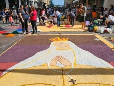 Tapetes de sal Niterói: imagens e programação | Arquidiocese de Niterói/Reprodução