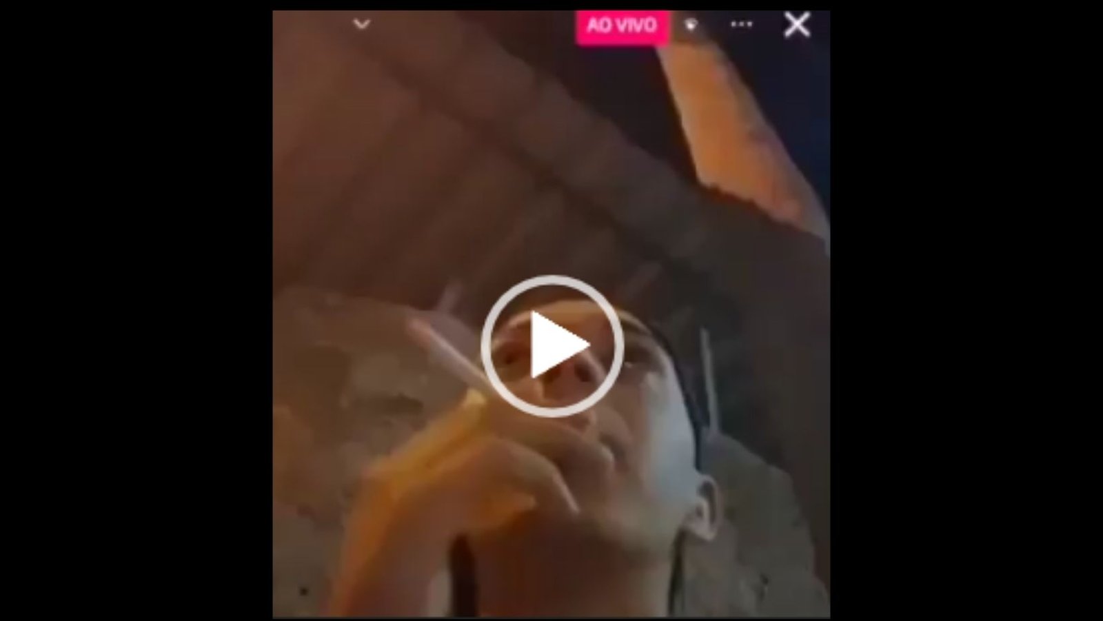 RJ: Jovem é morto a tiros durante live no Instagram - VÍDEO
