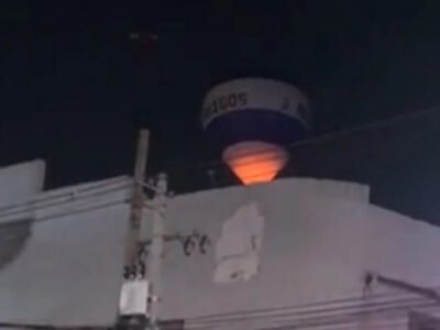Balão cai em comércio e causa incêndio no Cachambi - Vídeo
