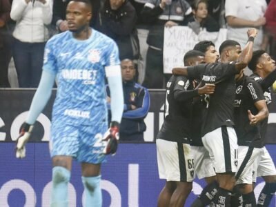 Botafogo despacha timão e assume liderança do Brasileirão