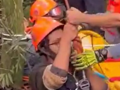 Jovem desaparecido por 4 dias é resgatado de poço - Vídeo