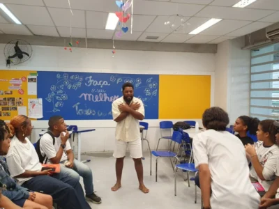 Projeto cultural promove oficinas em escola municipal no Rio
