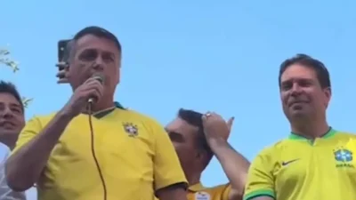 Pré-campanha de Ramagem tem presença e discurso de Bolsonaro