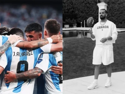 Argentina provoca Drake após vencer o Canadá