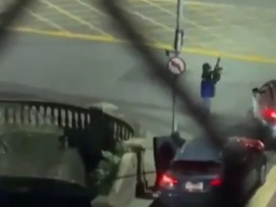 Bandidos rendem motorista em assalto à mão armada - Vídeo