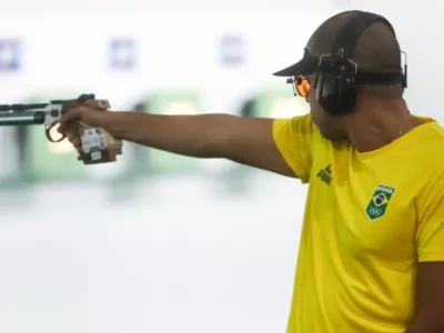 Brasileiro eliminado do tiro esportivo em Paris