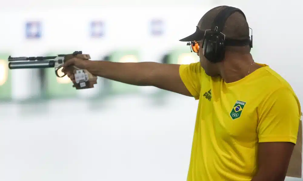 Brasileiro eliminado do tiro esportivo em Paris