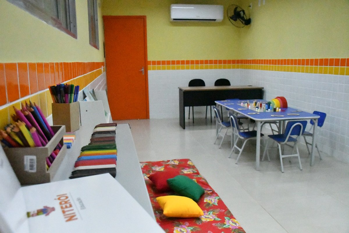 Escola municipal de tempo integral inaugurada no Fonseca oferece nova estrutura para professores e alunos da educação infantil | Bruno Eduardo Alves/Prefeitura de Niterói/Divulgação