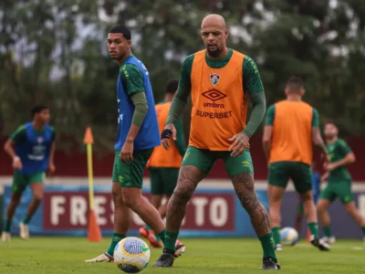 Felipe Melo retorna aos treinos no Fluminense após lesão