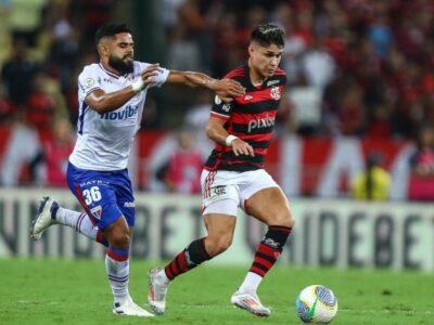 Flamengo tropeça para o Fortaleza e por perder a liderança