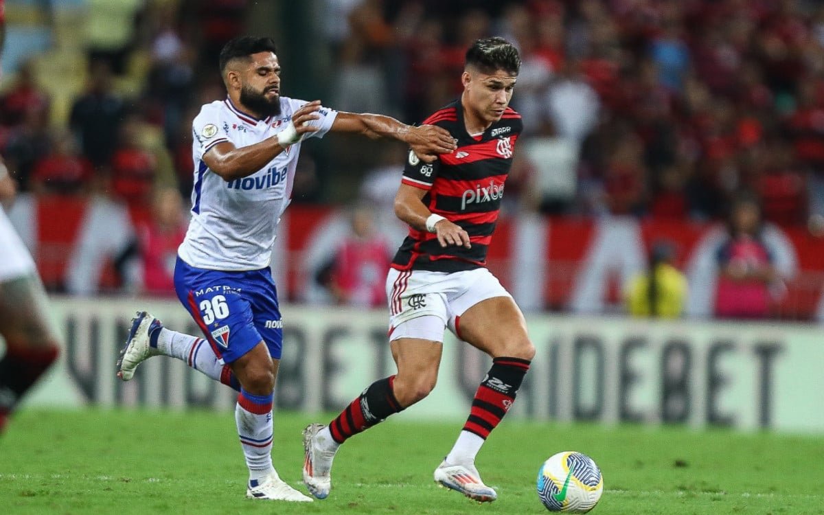 Flamengo tropeça para o Fortaleza e por perder a liderança