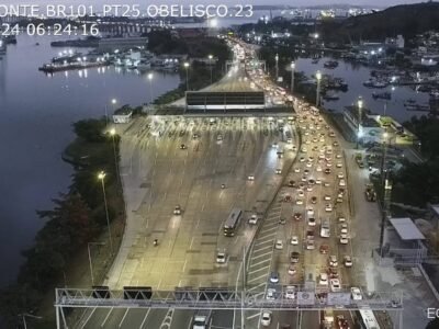 Niterói tem trânsito lento nos acessos à Ponte nesta terça (9)