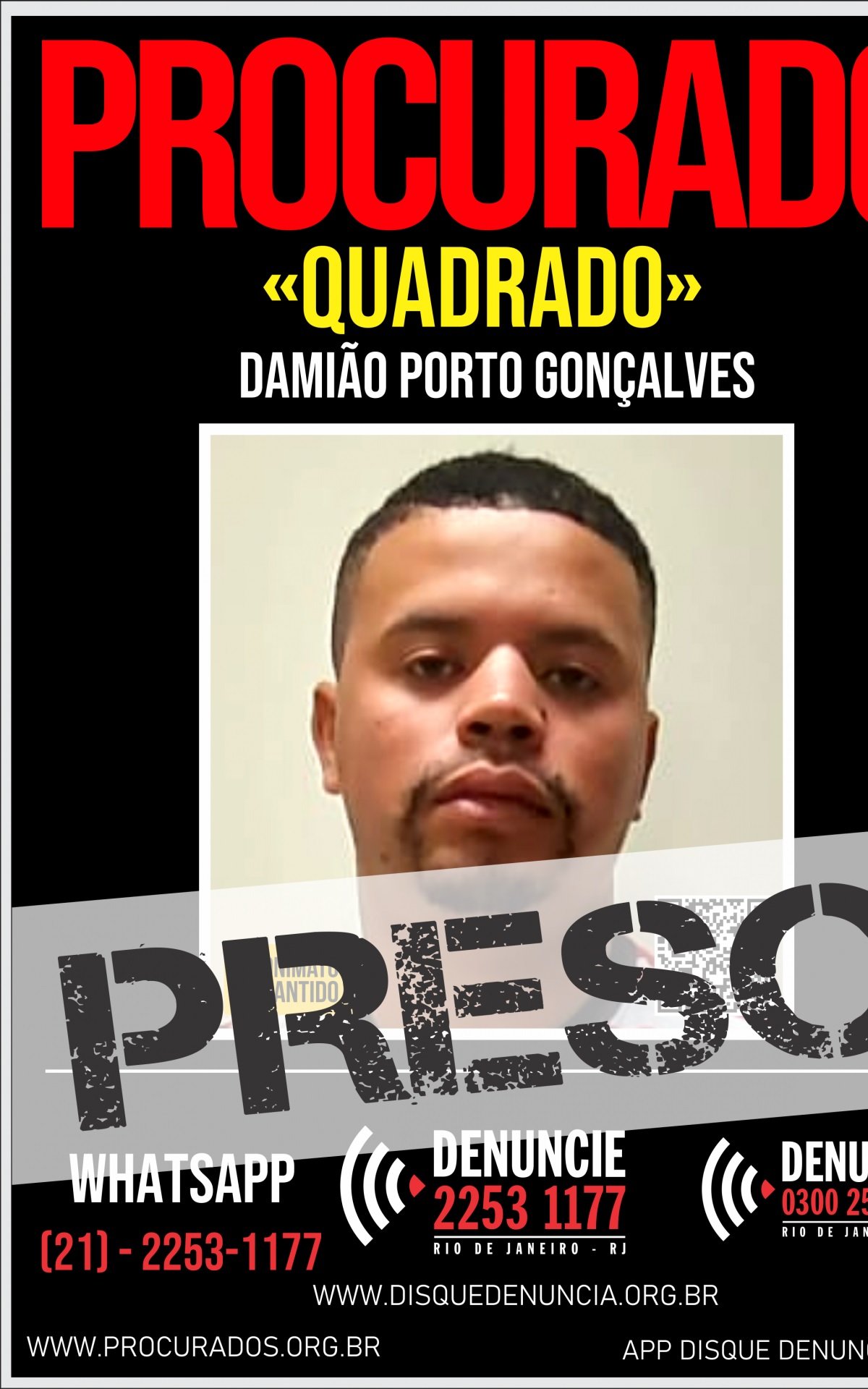 Gerente do tráfico da Cidade de Deus é preso
