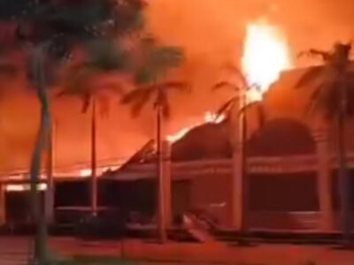 Incêndio destrói Shopping em Cuiabá - Vídeo
