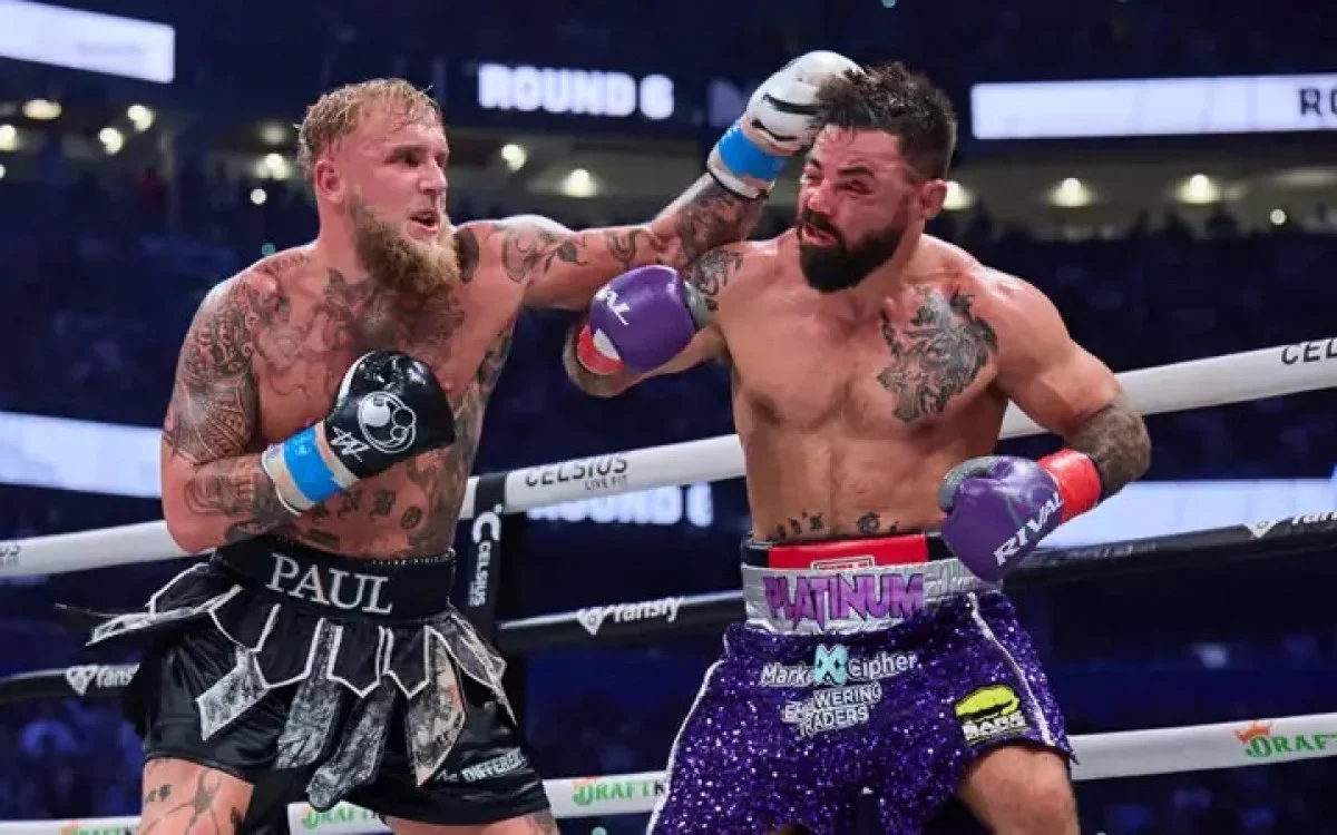 Jake Paul vence Mike Perry por nocaute e aumenta cartel no boxe