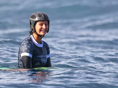 Luana Silva se garante nas oitavas de final do surfe feminino | William Lucas/COB