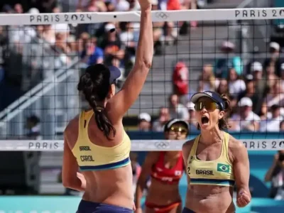 Bárbara e Carol estreiam fortes no Vôlei de Praia | Miriam Jeske/COB