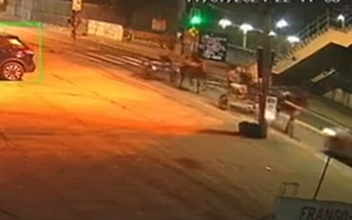 Motorista na contramão mata cavalo e deixa homem ferido - Vídeo