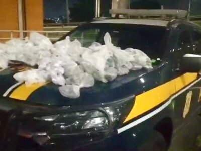 PRF intercepta drogas com destino a Saquarema na Ponte Rio-Niterói