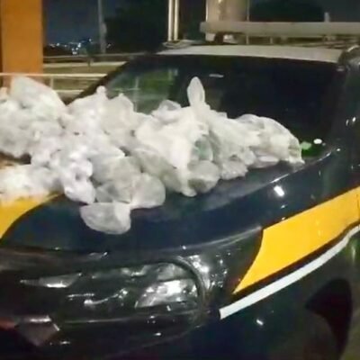 PRF intercepta drogas com destino a Saquarema na Ponte Rio-Niterói