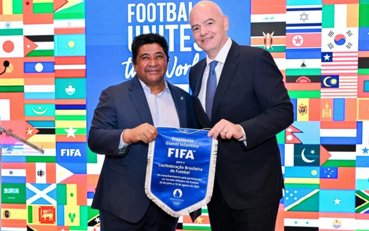 Presidente da CBF inicia série de reuniões com a Fifa em Paris