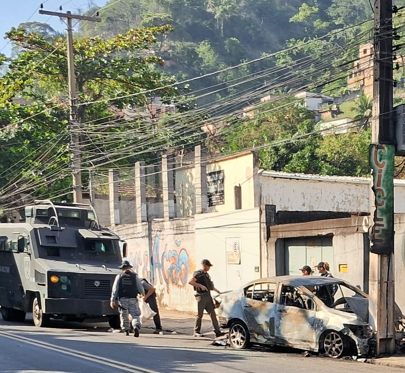 Violência explosiva em Santa Rosa tem tiroteio e morte
