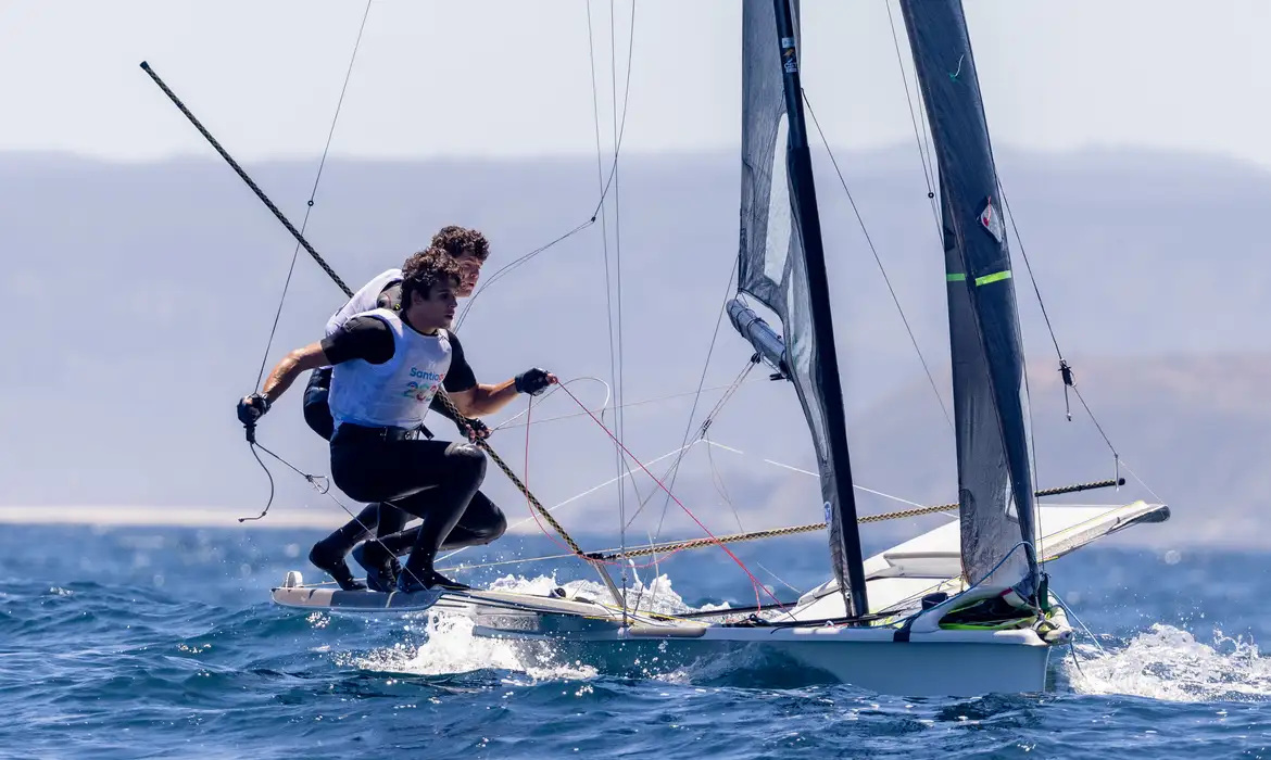 Vela Skiff: Marco Grael e Gabriel Simões em 20º na classificação