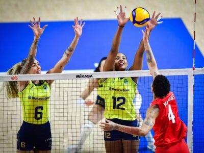 Vôlei: Brasil domina e vence na estreia em Paris 2024