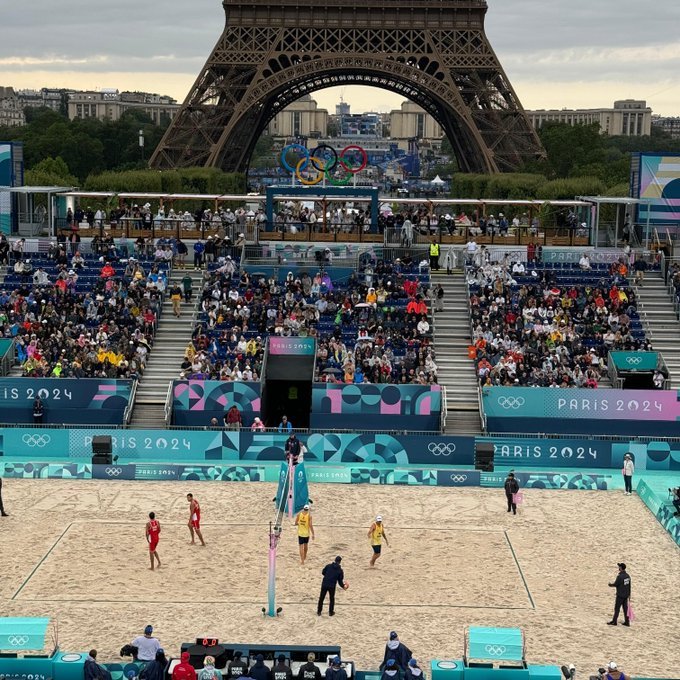 Vôlei de praia: André e George iniciam com vitória em Paris