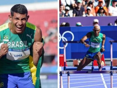 Alison dos Santos e Matheus Lima estão nas semifinais do atletismo