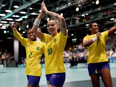 Brasil vence Angola no handebol e avança nas quartas em Paris