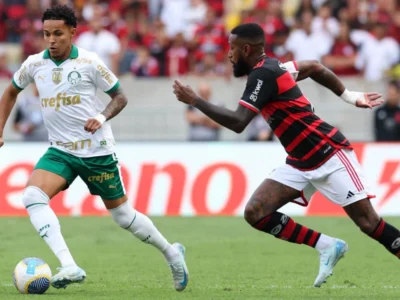 Flamengo tropeça e deixa o Palmeiras empatar no final