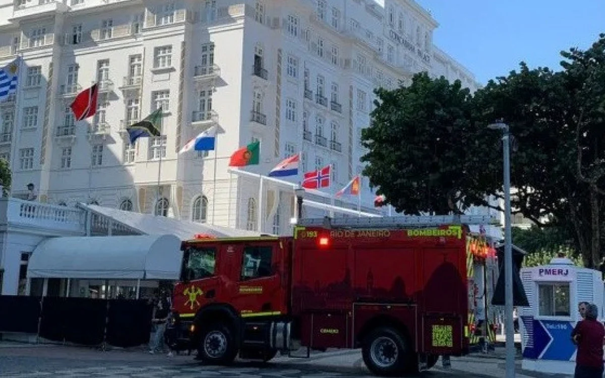 Incêndio atinge cozinha do Copacabana Palace