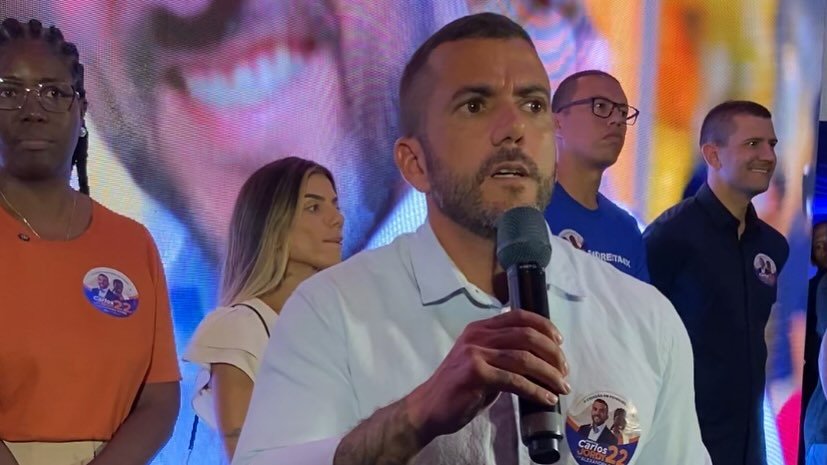Jordy lança candidatura a prefeito de Niterói no Clube Português | Reprodução/Instagram